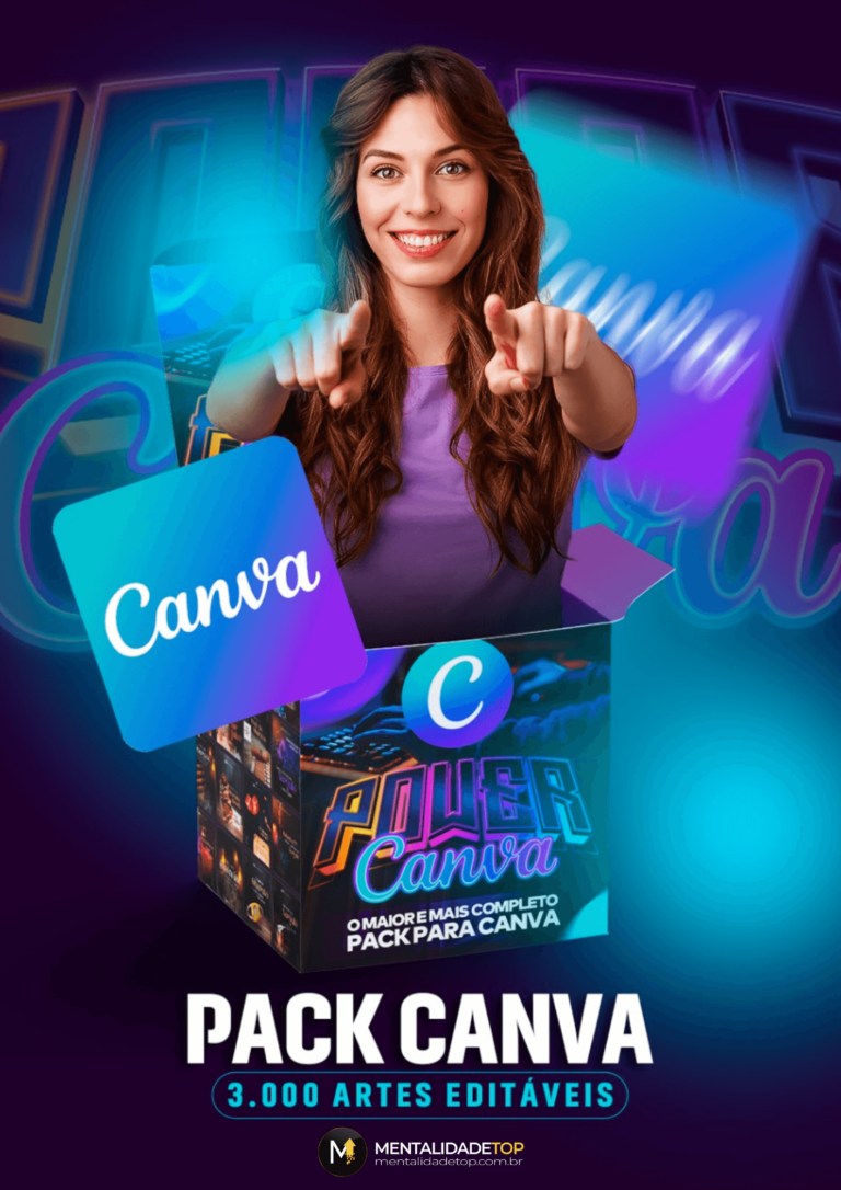 Pack Templates Canva Mentalidade Top - Capa