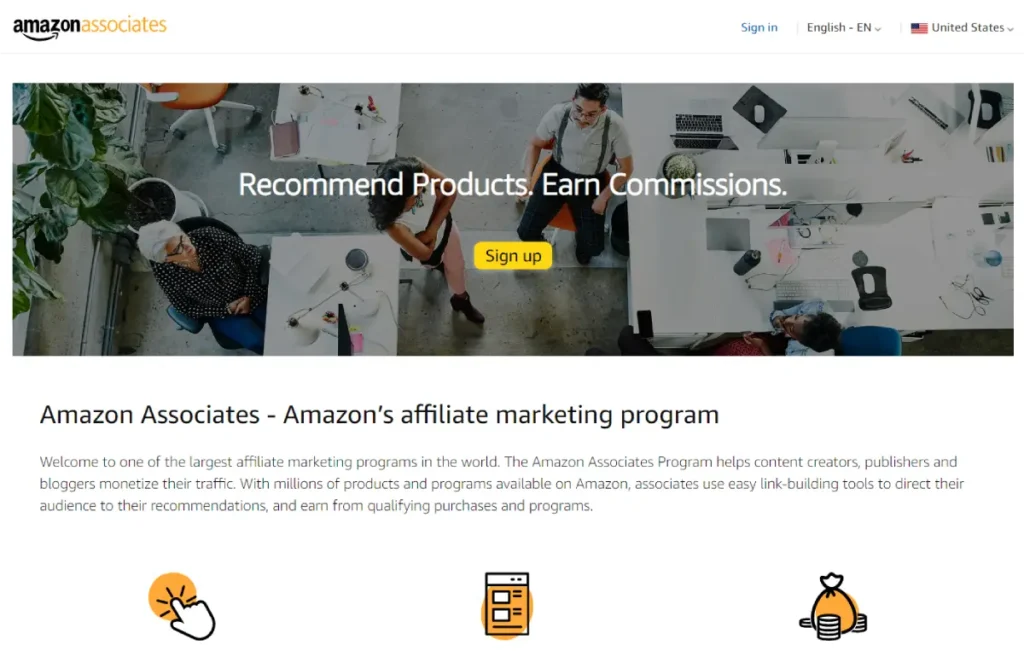 programa de associados amazon